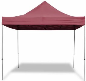 Cort de grădină PROFI 3x3 m, culoare vin + 4 pereți laterali