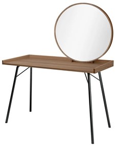 Masă de toaletă în decor de nuc Woodman Rayburn