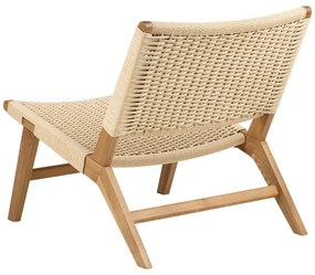 Fotoliu în culoare naturală țesut Carson – Actona