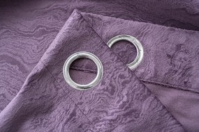 Draperie opaca DUNES VELVET 140x250 cm, mov Agatat: Inele metalice