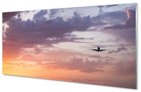 Tablouri acrilice Nori aeronave ușoare cer