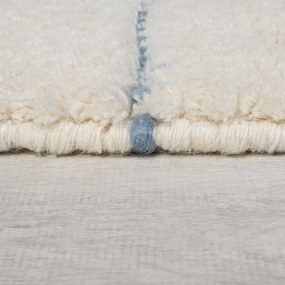 Covor crem țesut manual din lână 160x230 cm Dottie Geometric – Flair Rugs