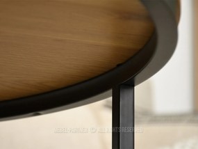 Măsuță de cafea Klara (stejar + negru). 1111628