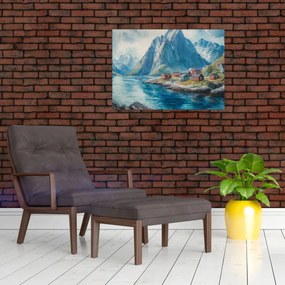 Tablou - Sat norvegian (70x50 cm)