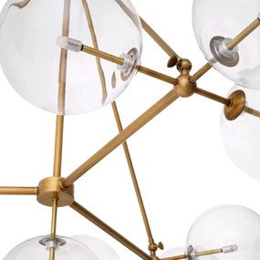 Lustra 10 surse de lumina design LUX Bermude