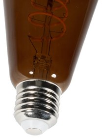 Set de 5 becuri LED E27 dimabile ST64 maro 4W 100 lm 1800K