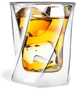 Pahar cu perete dublu whiskey Vialli Design, 300 ml