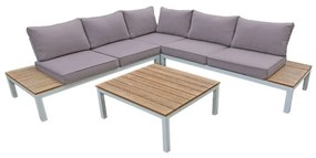 Set de grădină cu măsuță de cafea și colțar Valentina - Garden Pleasure