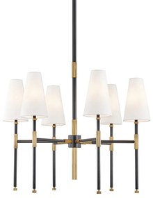 Candelabru LUX design clasic BOWERY bronz antichizat, cu 6 surse de lumina