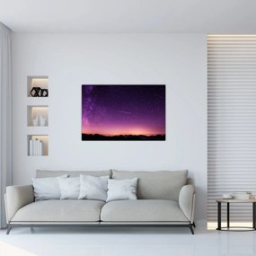 Tablou cu cerul și stea căzând (90x60 cm)