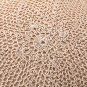 decoDoma Set de 3 fețe de pernă croșetate 40 x 40 cm
