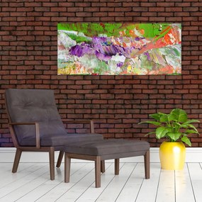 Tablou cu abstracție - pictura (120x50 cm)