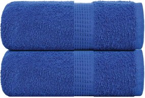 vidaXL Prosoape de oaspeți, FROGN, 2 buc., albastru, 30x50 cm, 360 g/m²