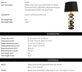 Veioza, Lampa de masa LUX Canzo