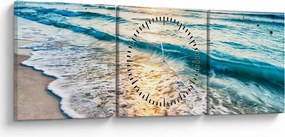 Tablou - Mare (cu ceas) (90x30 cm)