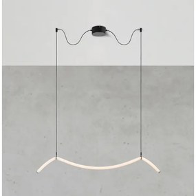 Markslöjd 108873 - Lustră LED MELT, reglabilă pe cablu, 13W, 230V, neagră