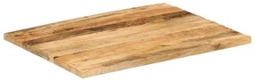 Blat de masa, 25-27 mm, 80x60 cm, lemn masiv de mango