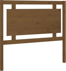 vidaXL Tăblie de pat, maro miere, 105,5x4x100 cm, lemn masiv de pin