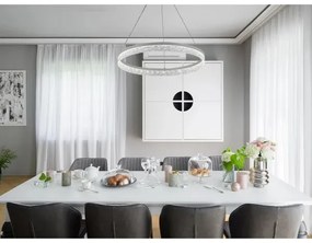 Lustră LED reglabilă suspendată pe cablu ALIANZ LED/60W/230V 3000-6000K + telecomandă