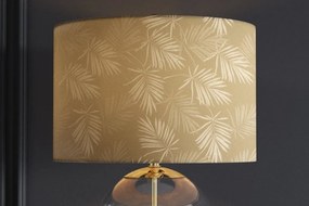 Veioza, Lampa de masa, Sticla, Abajur Auriu, CLASSICO 50cm