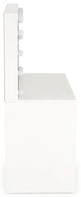 Măsuță de toaletă HOLLYWOOD XL modernă cu iluminare și sertare 120 cm - Alb