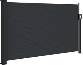 vidaXL Copertină laterală retractabilă, negru, 120 x 600 cm