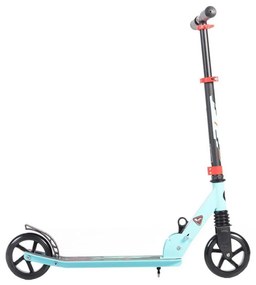 Trotineta pliabila NOVOKIDS™ Rocket Challenger, Maxim 100 kg, Inaltime reglabila 78-86 cm, Suspensie fata, Diametru roata 145 mm, Turquoise