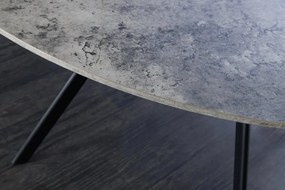 Masa rotunda design gri beton ATELIER 120cm