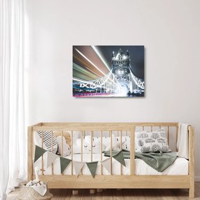 Tablou pe sticlă cu Tower Bridge (70x50 cm)