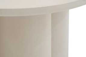 Măsuță de cafea rotundă Cylindus 80 cm - bej