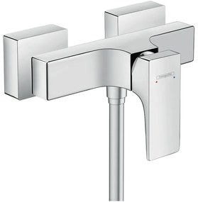 Baterie dus cu montaj pe perete, Hansgrohe, Metropol, crom