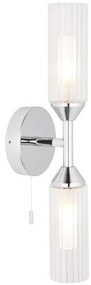 Endon NATORI 97172 - Aplica de perete pentru baie 2xG9/3W/230V IP44 crom lucios