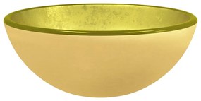 Chiuveta din sticla securizata, auriu, 30x12 cm Auriu, 30 x 12 cm