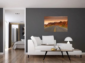 Tablou cu drum și piere (90x60 cm)