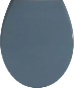 Toaletă SAMOS - Duroplast, cu închidere lentă, WENKO, albastru închis