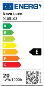 Plafoniera cu 4 spoturi LED directionabile Gon negru NVL-9105103