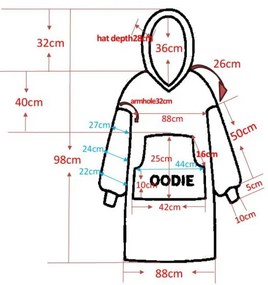 Patura cu maneci si gluga, imitatie de miel VIOLET BUTTERFLY, albastru inchis