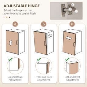 HOMCOM Dulap pentru Microunde din Lemn cu Raft, Blat Deschis, Sertar și Dulap, 60x40x131 cm, Alb | Aosom Romania