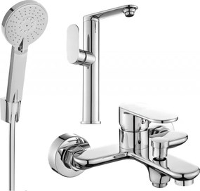 Mexen Milo Set cadă R40, crom - 713153R40-00