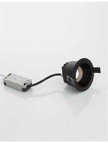 Spot LED incastrabil tavan fals / plafon CARPO negru
