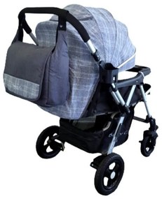 Carucior nou nascuti 2 in 1 BABY CARE™ PRO 511, Cu geanta bebe inclusa, Cadru aluminiu, Maner reversibil, Spatar reglabil in 5 trepte, Amortizoare,