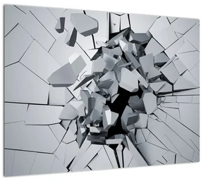Tablou abstracție 3D (70x50 cm)