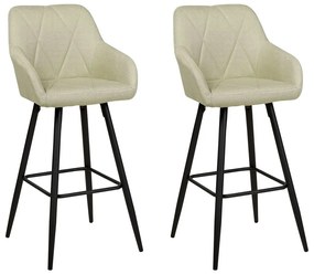 Set 2 buc scaun tip bar Donna (verde deschis). 1078551