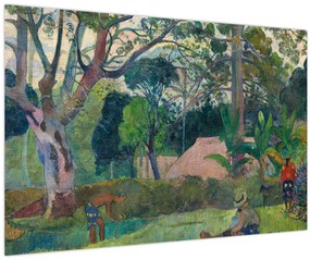 Tablou - Paul Gauguin, Te raau rahi (The Big Tree), reproducere (90x60 cm)
