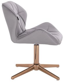 HC111CROSS Scaun Gri Bază Aurie