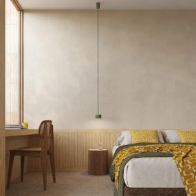 Sollux SL.2679 - Lustră suspendată pe cablu AURA 1xGX53/10W/230V verde