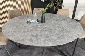 Masa rotunda HELIX 120cm gri beton