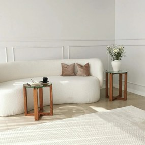 Set de măsuțe Amalfi Walnut, 2 buc.