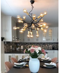 Lustră pe cablu ByRydens 4200460-4002 HEROES 24xE27/5W/230V