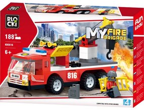 Blocki My Fire Brigade, Masina de pompieri, 188 piese